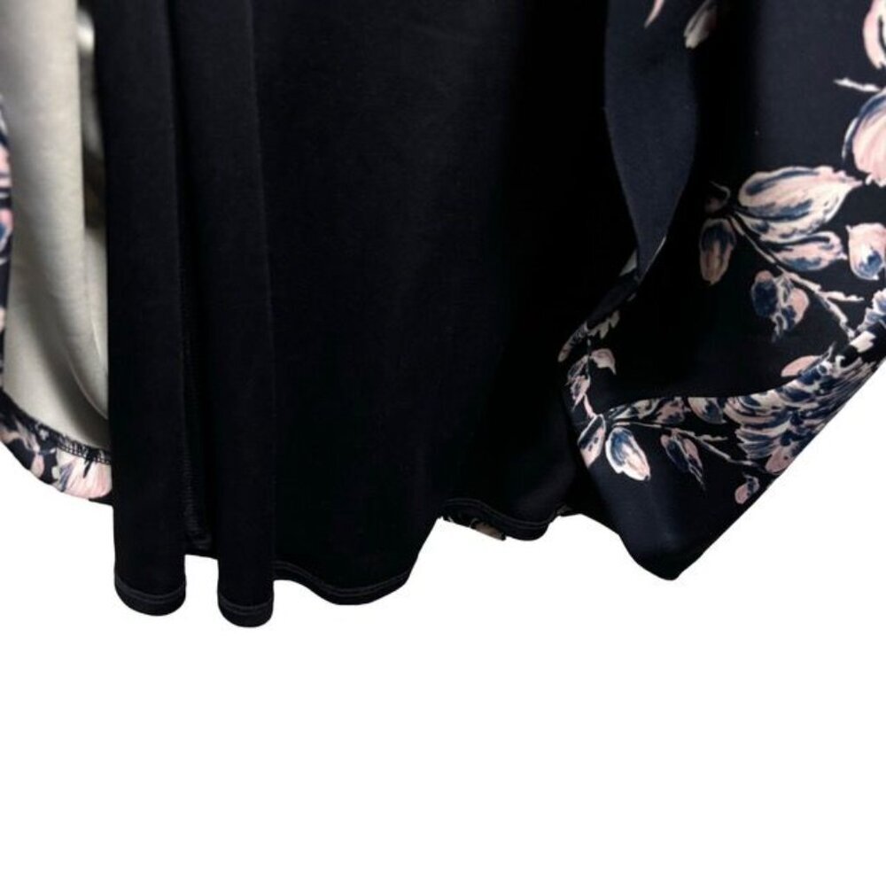 Vineyard Vines Womens Floral Dress Lambswool- Cashmere Navy Size S - Picture 6 of 7